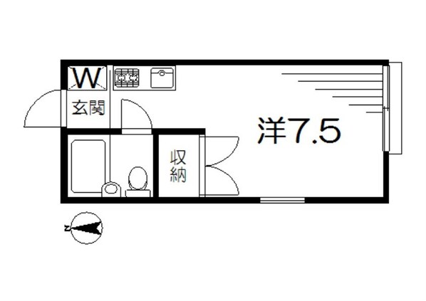 コーポＫＭの物件間取画像